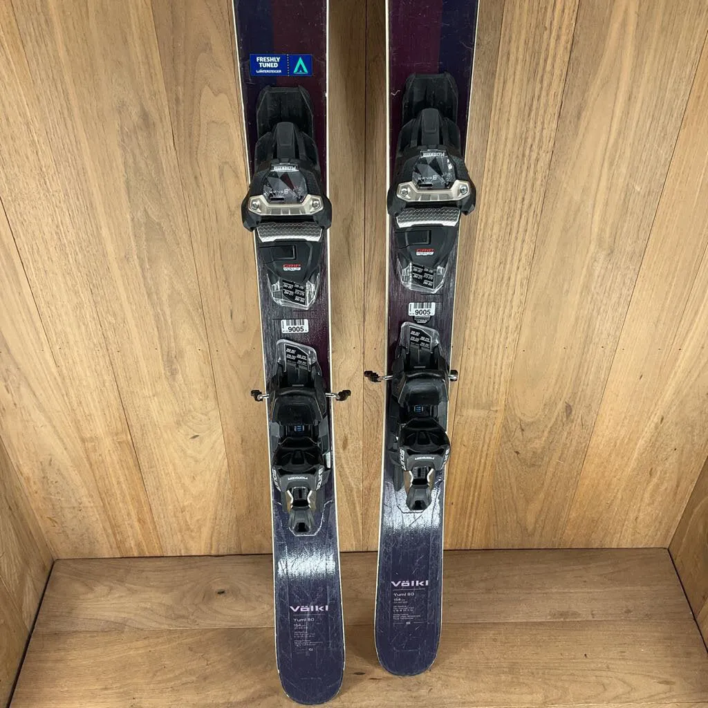 2023 Volkl Yumi 80 w/ Marker Squire 11 Demo Bindings
