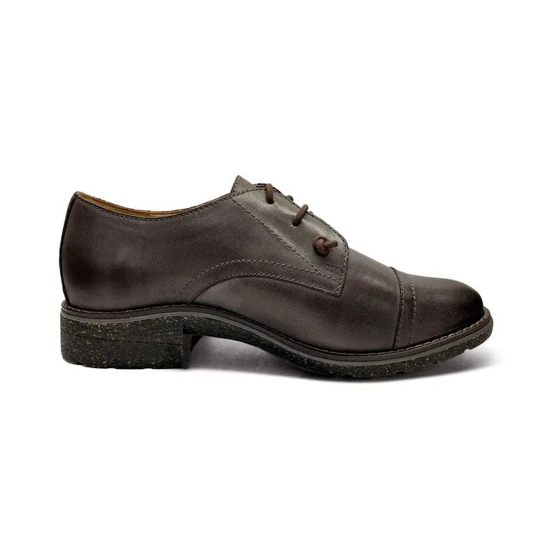 Aetrex Women's Gina Oxfords- Dark Brown