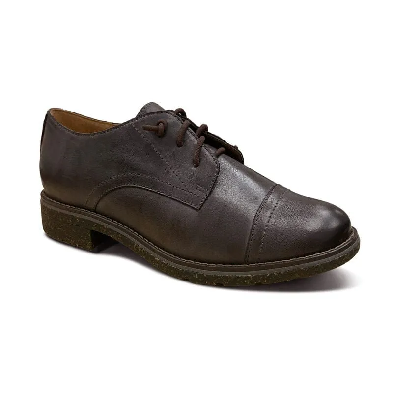 Aetrex Women's Gina Oxfords- Dark Brown