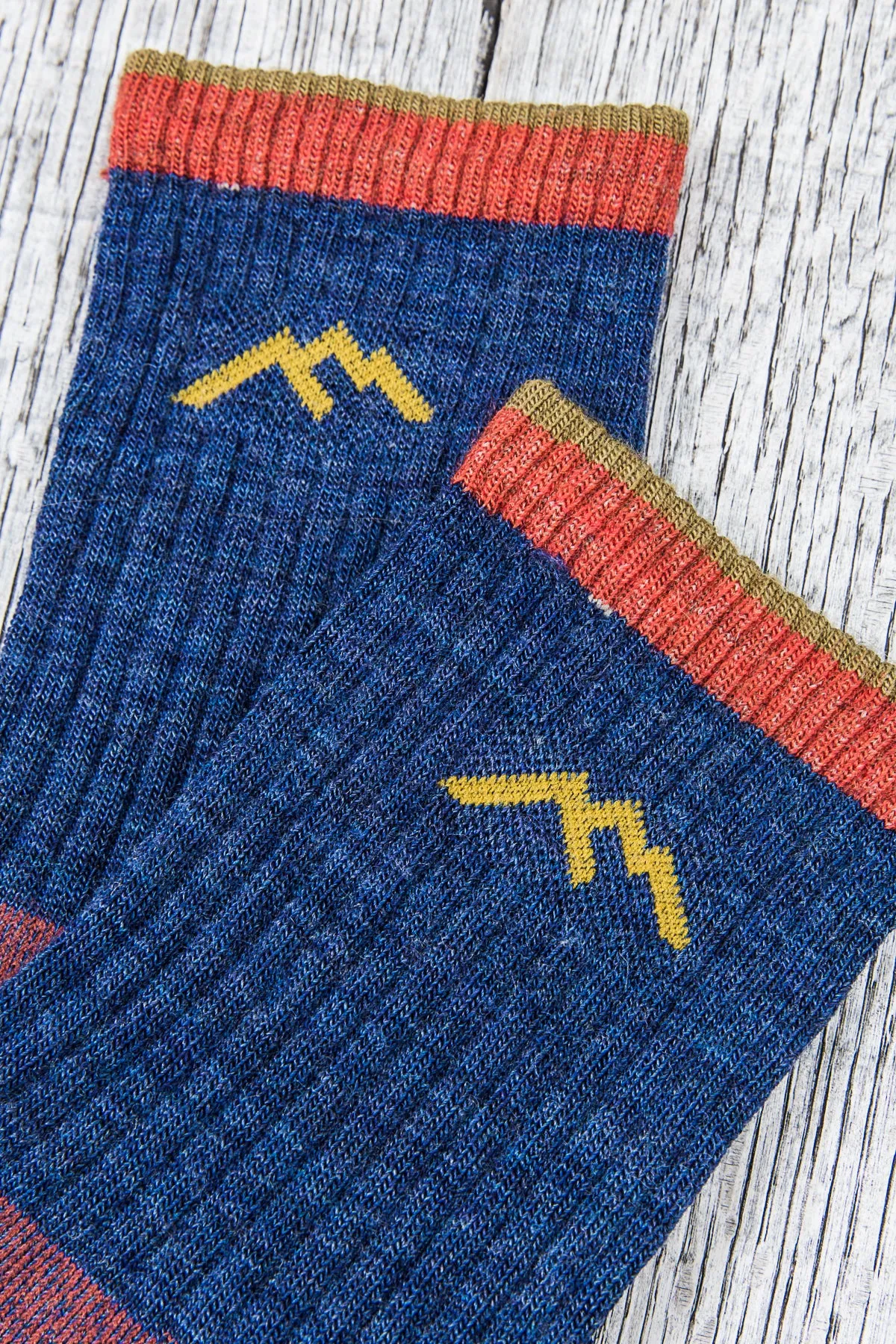Darn Tough 1466 Denim Wool Socks Hiker Micro Crew Sock Cushion