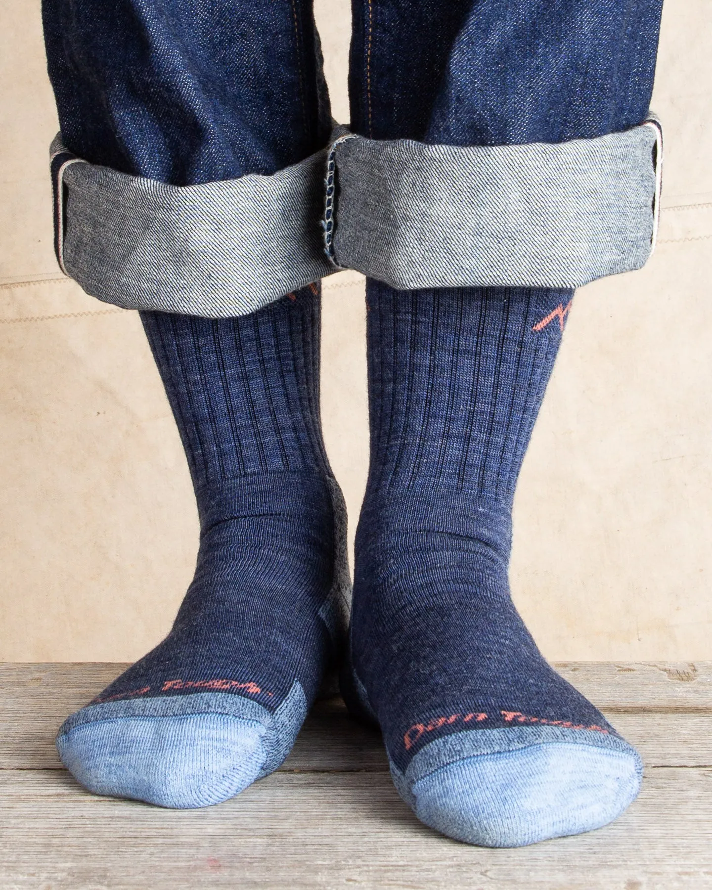 Darn Tough 1908 Denim Womens Wool Socks Hiker Boot Sock Full Cushion
