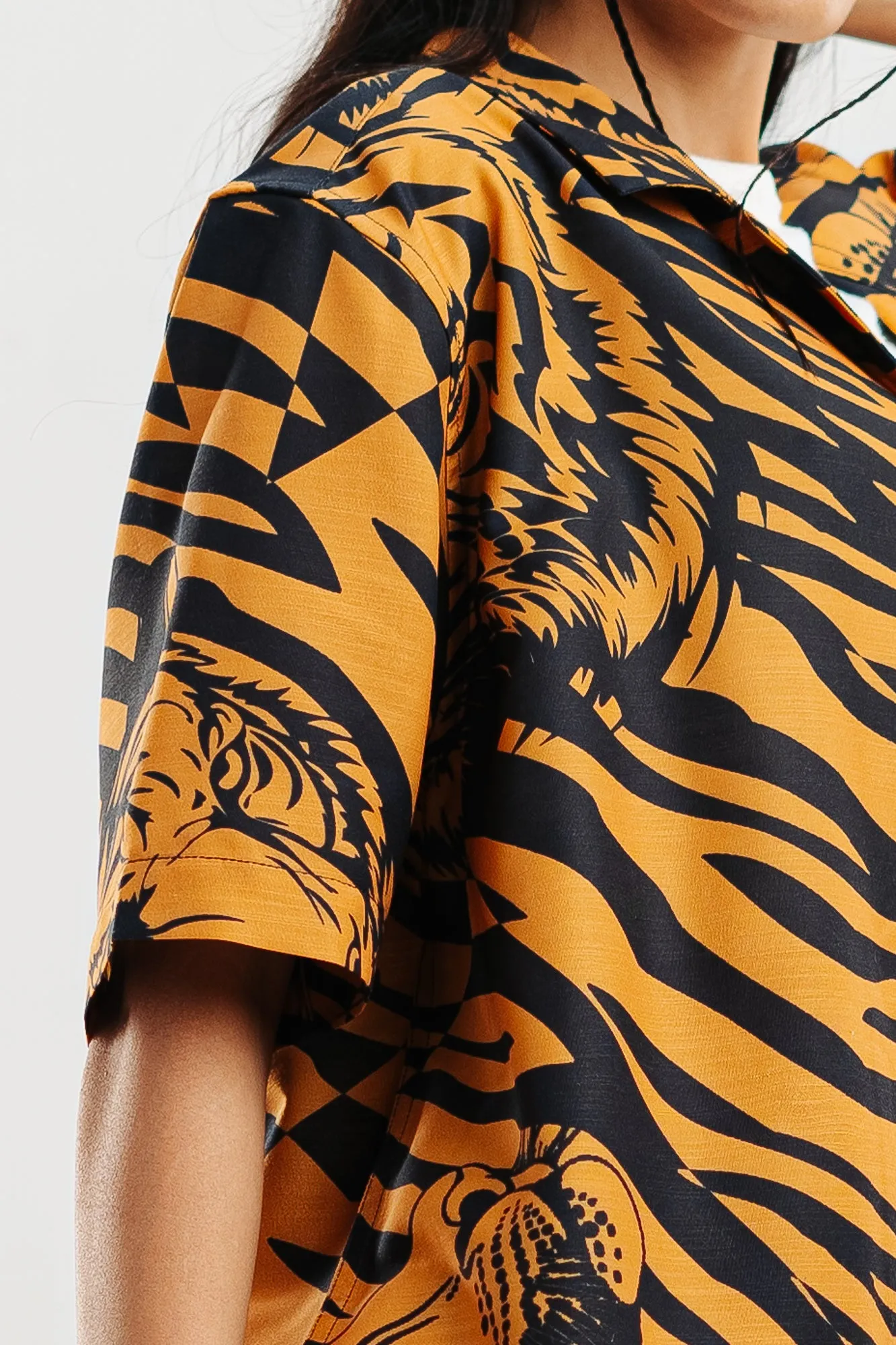 Feline Pattern Shirt