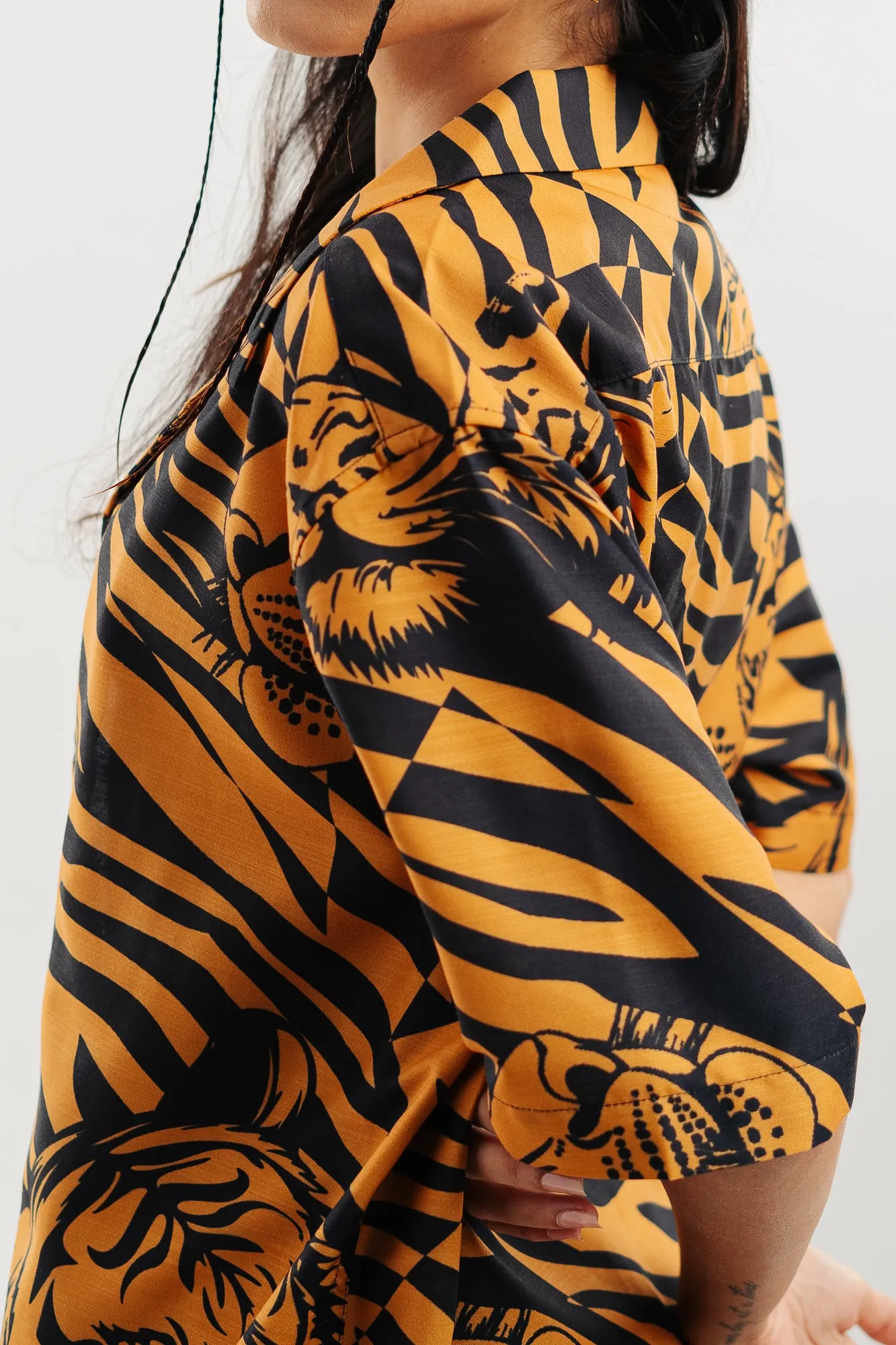Feline Pattern Shirt