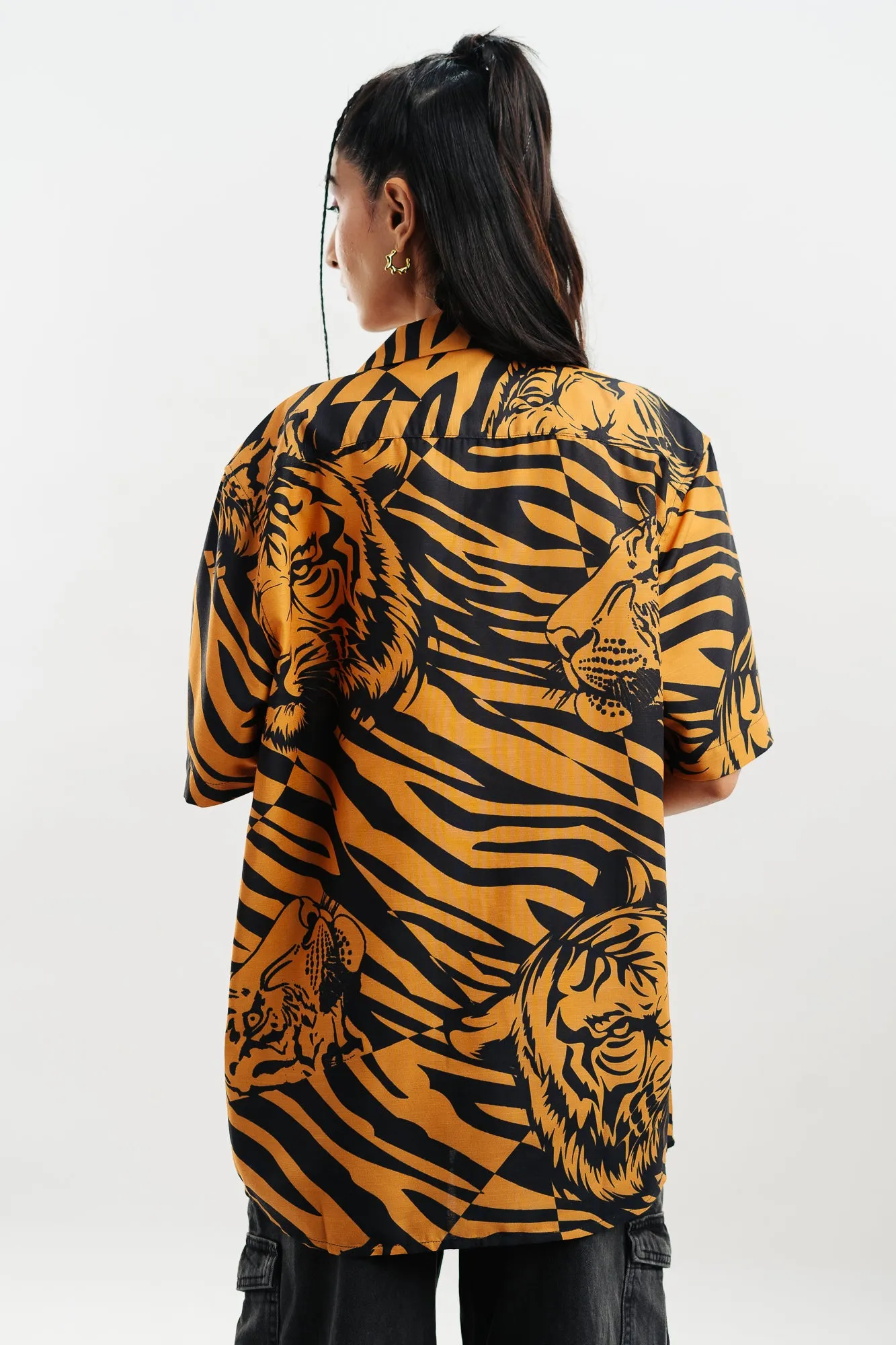 Feline Pattern Shirt