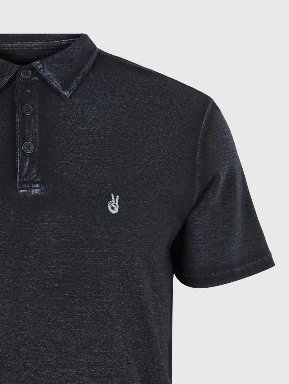 John Varvatos Soft Collar Peace Polo
