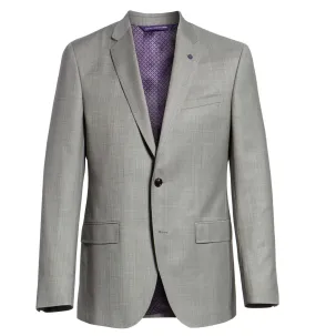 NEW TED BAKER LONDON GREY SHARKSKIN JAY SLIM FIT SUIT JACKET! JACKET ONLY!! SZ 38R! RETAILS $500 