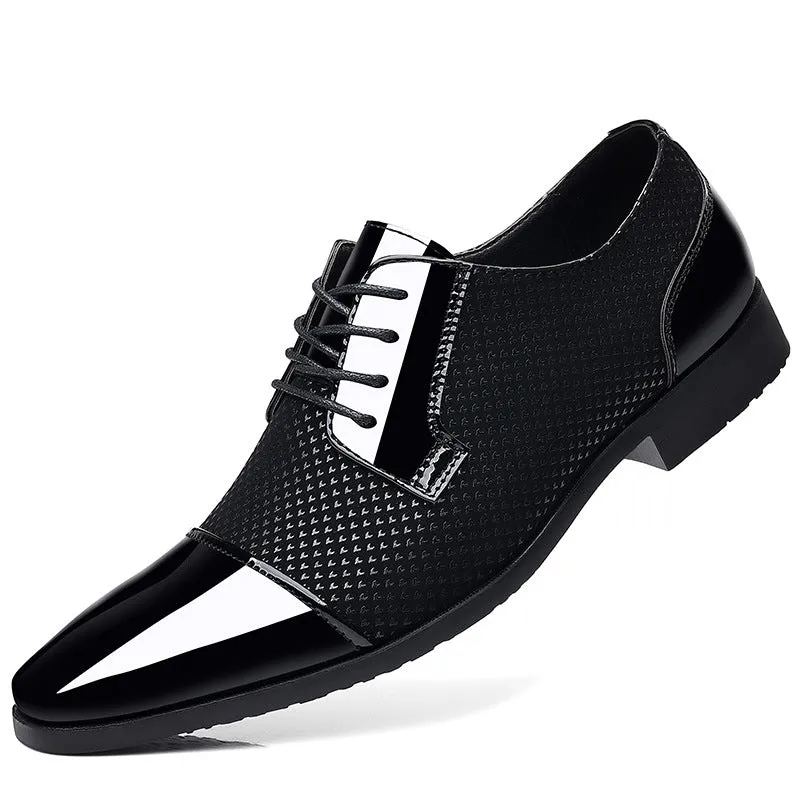 Oliver® lakleren glanzende zwarte nette schoenen