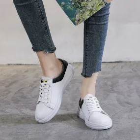 Small Feet Ladies Soft Sole Leather Sneakers AP57