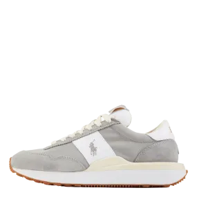 Train 89 Suede & Oxford Sneaker Soft Grey/White