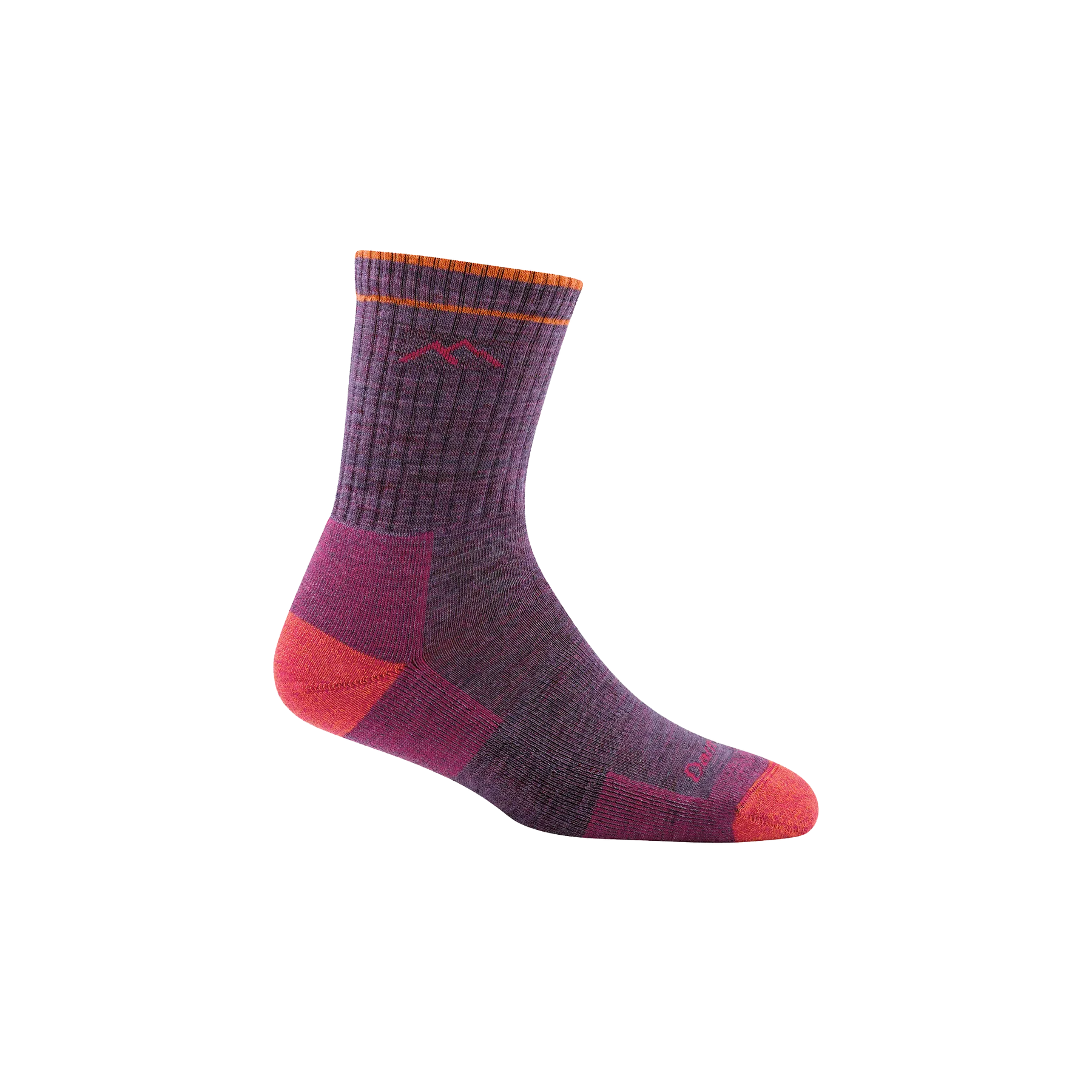Women's Hiker Micro Crew Midweight Cushion Plum Heather