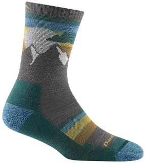 Women's Micro Crew Sunset Ledge Lightweight Hiking Socks (Taupe)