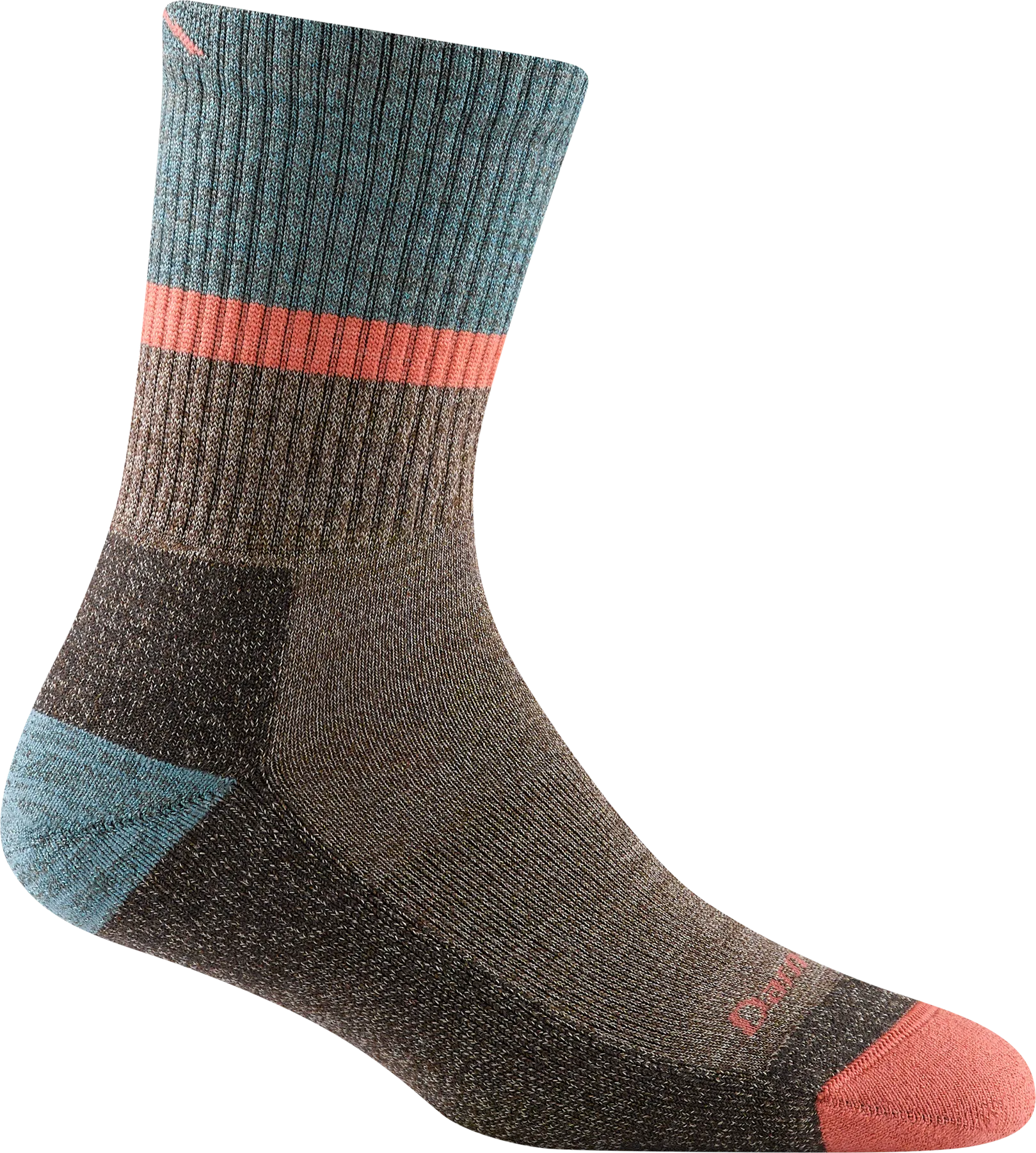 ZZNB_Women's Micro Crew Ranger Midweight Hiking Socks (Brown)